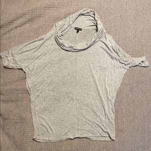 Cowell neck Flowy short sleeve top